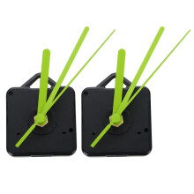 2X Movimiento de cuarzo Mecanismo de movimiento del reloj de pared Modo silencioso DIY kit de piezas de repuesto