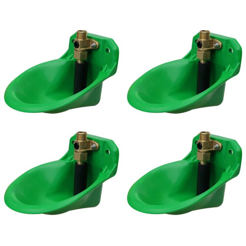 4X Automatic Durable Sheep Drinker Cup Catter Goat Drinking Bowl Horse Water Feeder Tool Farm Animal Cow Plastic Using