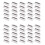50 Pieces Macaron Boxes with Clear Display Window Macarons Container or Packaging Box Kit for Chocolate Desserts Cake A 1