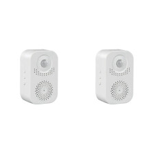 2X Talking Welcome Doorbell Motion Sensor Store Entrance Doorbell Commercial Access Alarm Home Outdoor Doorbell
