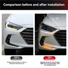 Frontstoßstangen-LED-Tagfahrlicht für 2016-2020 Blinker Nebelscheinwerfer Zubehör