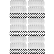 96 Sztuk Filtrów Zamiennych do Fontanny dla Kotów 108/3.2L i 67oz/2L Dozownika Wody dla Zwierząt z 96 Gąbkami Filtrującymi