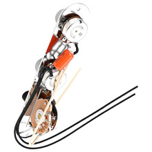 For Tele Telecaster Guitar Parts Wired Control Plate Chrome 3 Way Wired Loaded Prewired Control Plate Harness