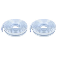 2X Protezione per Bordi In Silicone, Protezioni Trasparenti per Angoli del Tavolo, Pre-Nastrate, Adesive Morbide per La Sicurezza Dei Bambini,