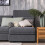 Knot cushion solid color 1