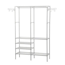 Heavy Duty Clothes Rail Rack Garment Hanging Display Stands Shoe Storage Shelfs