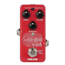 NUX Voodoo Vibe Guitar Effects Pedal, Tap Tempo,Support Stereo I/O with TRS Cable,Analog Dry Signal for Low Noise