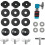 21PCS Cymbal Replacement Accessories with Hi-Hat Clutch,Drum Cymbal  Pads Include Wing Nuts Replacement for Drum Set 1