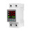 4X  220V Adjust Voltage Relay over Under Voltage Protector over Current Limit Wattm KWH  Meter 40A 7