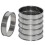 36 Pack 4 Polegadas Double Rolled English Muffin Rings, Aço Inoxidável Crumpet Rings, Tart Rings, Round 2