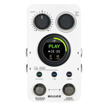 MOOER GL100 Looper Pedal Drum Machine, E-Gitarre Monoblock-Effekt 1,3-Zoll-Touchscreen Auto Record mit 100 Speicherplätzen
