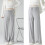 Comfortable Maternity Leggings High Waist Drawstring-Gray L 4