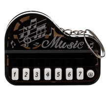 Pianohanger Sleutelhangers Pianotoetsenbord Sleutelhanger Muziekinstrument Hanger Charm voor Rugzak Tas Decoratie