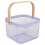Metal Mesh Basket, Multi-Functional Hanging Kitchen Baskets Fruit Basket with Handle for Kitchen Bathroom Picnic 1