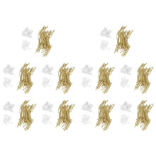 100 Stuks Bordenhangers, 6 Inch Wandplaathangers en 100 Stuks Muurhaken, Compatibele 5 Tot 7 Inch Decoratieve Platen, Antiek Porselein, Antieke Borden