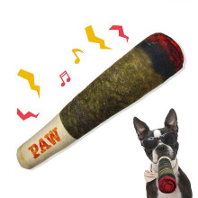 Plush Squeaky Chew Toy for Dogs with PAW Joint Design