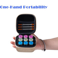 2X Insulin Fridge Holder Storage Case Insulin Vial Protector Holder Peptide Storage Case Fridge Fits Standard 10ml U-100