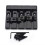 Vintage 4 String Bass Bridge 82.3x63.5MM String Bottom Through String Spacing 19MM Bass Fixed Bridge Black 1