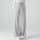 Comfortable Maternity Leggings High Waist Drawstring-Gray L 6
