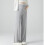 Comfortable Maternity Leggings High Waist Drawstring-Gray L 8