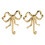 4PCS Decorative Bow Hanger Towel Hook Bow Shaped Hat Hooks Brass Bow Shaped Hat Hooks Hanging Towel Hook,Small 3