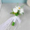 Artificial Rose Calla Arrangement White Color Everlasting-6196 8
