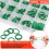 Car A/C Repair Kit 540 St O-Ring Seals Kit + 80 St A/C Ventil Core Sortiment med Remover Tool 3