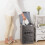 LARGE LAUNDRY BASKETS WASHING CLOTHES STORAGE FOLDING BASKET BIN HAMPER WITH LID 9
