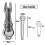 Wood Guitar Bridge Saddle Nut Kit with Pin Puller, Acoustic Guitar Replacement Parts Set, Multiple Sizes 6