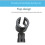 4 in 1 Microphone Clip Stereo T-Bar Thread Adapter Bar Mount Stand for Interview Speech Chorus Studio Live Recording 6