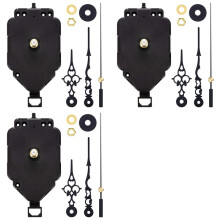 3 Set 23mm Quartz Pendulum Clock Movement Mechanism with Clock Hands Kits for DIY Clock Repair Parts Replacement