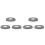6Pcs 56mm Diamond 180/320/600 Grinding Wheel Circle Disc for Electric Multifunctional Sharpener Grinder Sharpening 1