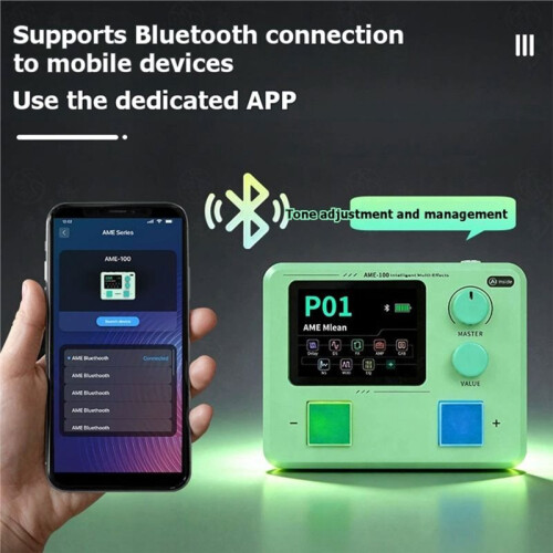AI Intelligent Guitar Multi-Effects Pedal Processor with 9 Effect Modules 147 Effect Models 55 Amp Simulations 1