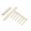 Wood Guitar Bridge Saddle Nut Kit with Pin Puller, Acoustic Guitar Replacement Parts Set, Multiple Sizes 2