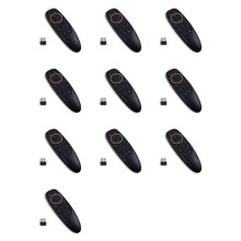 10X G10S Air Mouse Controle Remoto de Voz 2.4G Receptor USB para Android TV BOX PC Gyro Sensing  Controle Remoto Inteligente Sem Fio