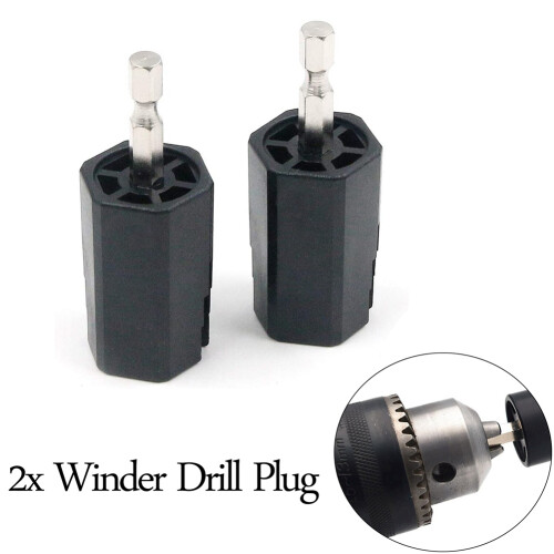 2Pcs String Winder Tuning Peg Puller Replace Electric Drill for Guitar Bass Repair Tool Kit 1