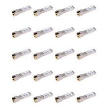 SFP Modul RJ45 Gbic 10/100/1000 Anschluss SFP Kupfer RJ45 SFP Modul Gigabit Ethernet Port 20 Stück