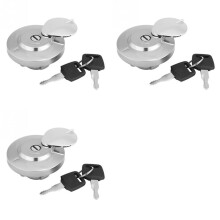 3X Motocykl Aluminiowy Korek Wlewu Paliwa z 2 Kluczami Motocykl Pokrywa Zbiornika Paliwa dla   Shadow VLX VT 600 Rebel 250