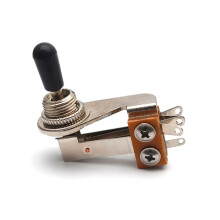 3 Way Guitar Metal Guitar Pickup Selector Toggle Metal Tip L Type for Electric Guitar Parts Silver