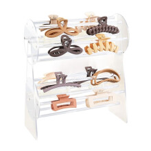 Supporto per Organizer con Clip per Artigli nel Acrilico, Supporto e Contenitore per Clip per Artigli con Rotazione un 360 Gradi, Display Organizer