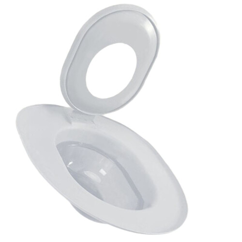 2X  Cat Toilet Training  with Non-Slip Oval Design, Includes Pad Box Grey 2