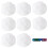 400Pcs Disposable Microphone Cover,Handheld Microphone Windscreen for Karaoke KTV Recording Studio White 3