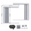 4X Window Air Conditioner Side Panels with Frame, Adjustable Insulation AC Side Panel,Frame Included 9