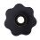 4X M10 10mm Dia Thread Black Plastic Star  Clamping Knob Grip 4