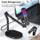 Suporte de Mesa para Microfone com Braço Articulado e Adaptador de 3/8" para 5/8", Compatível com  , para HyperX QuadCast, SoloCast e 5