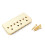 7 String Guitar Saddle Bridge Fixed Bridge for Electric Guitar/Strings Through Body Guitar Replacement 3