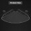 2Pcs Acrylic Corner Shelf Floating Wall Storage Shelf Display Speaker Organizer Bedroom Kitchen Storage Holder,Clear 3