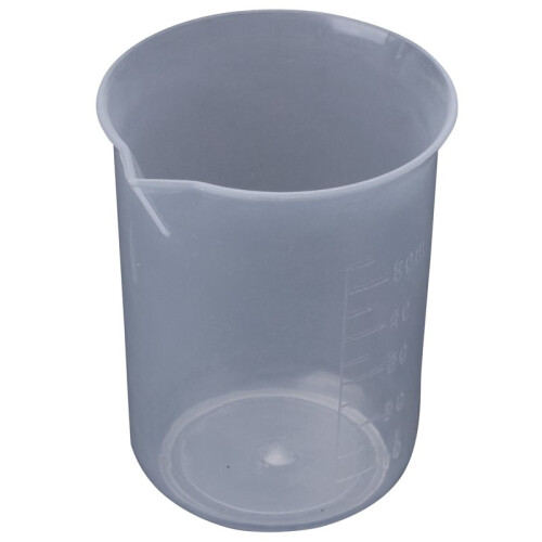 50mL Graduated Beaker Clear Plastic Measuring Cup for Lab 12 Pcs 2