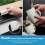 200 PCS Magic Sponge Eraser Sheets,Convex Point Melamine Sheets,Disposable Portable Magic Cleaning Eraser Thin Wipes 5