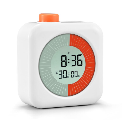 2X 60Minute Visual Timer,Dual Timer Clock,Classroom Timer,Countdown Timer for Timer Management Tool 2